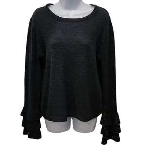 Domani Layered Bell Sleeve Sweater